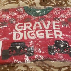 Grave digger ugly Christmas sweater